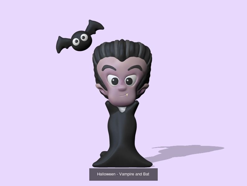 Halloween ghost 3D Model Collection_2