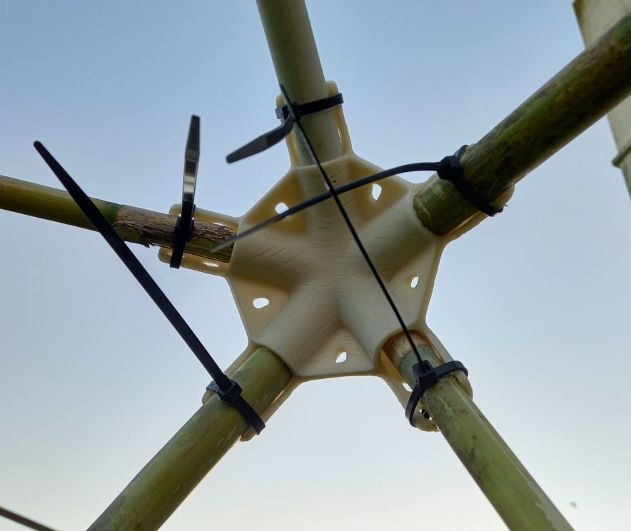 Nodes for Geodesic Dome  3D print model_8