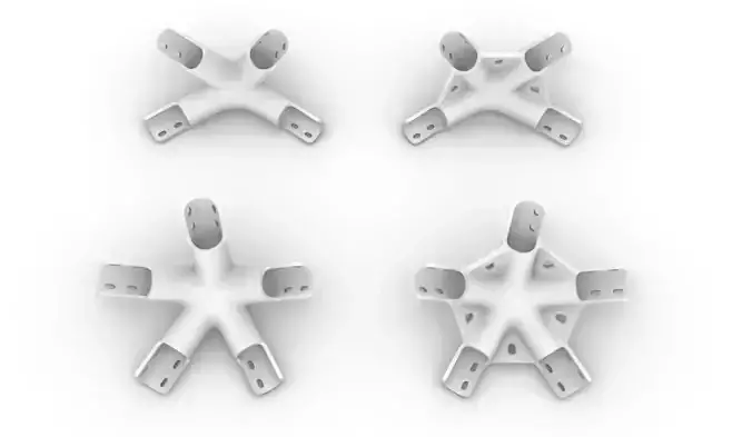 Nodes for Geodesic Dome  3D print model