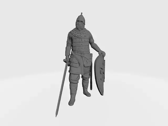 Medieval noble russian knight