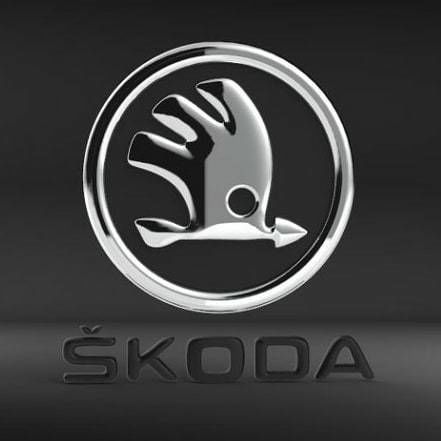 Skoda logo 3D print model_6