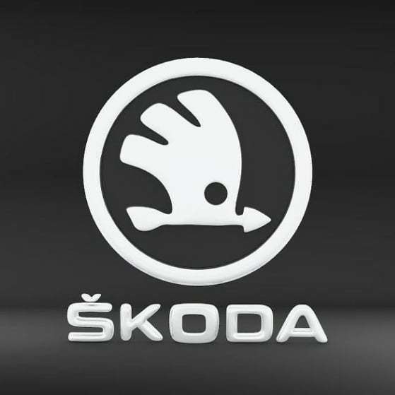 Skoda logo 3D print model_2