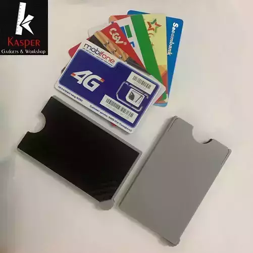 Pocket card holder wallet - Plastic bank card holder 3D print model