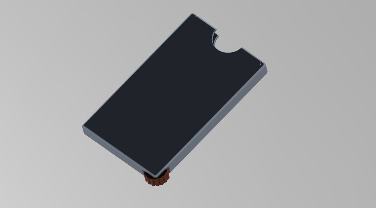 Pocket card holder wallet - Plastic bank card holder 3D print model_2