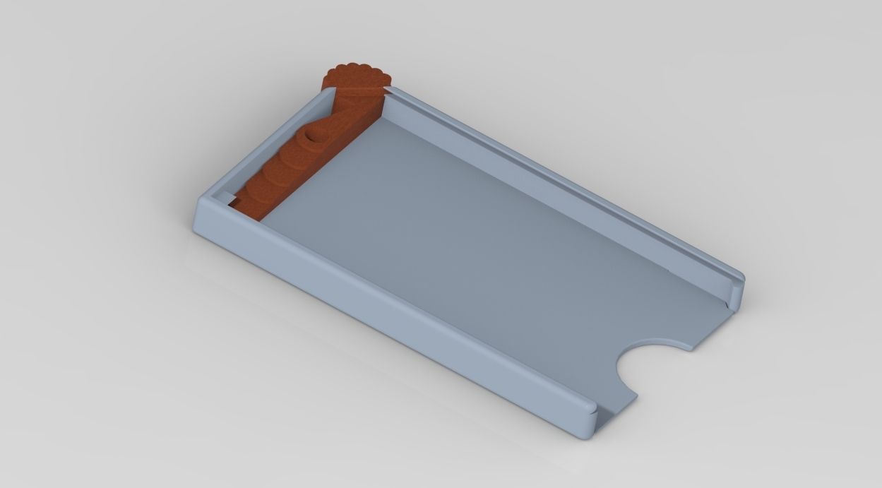 Pocket card holder wallet - Plastic bank card holder 3D print model_5