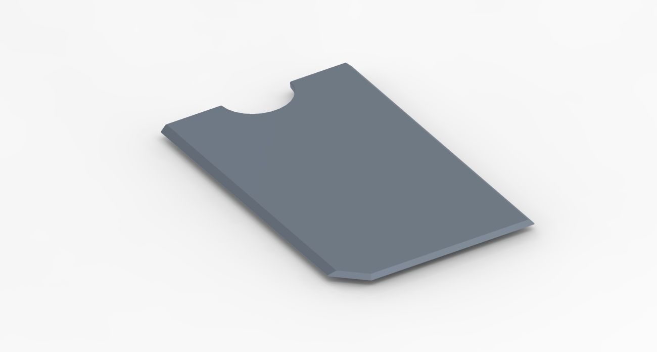 Pocket card holder wallet - Plastic bank card holder 3D print model_10