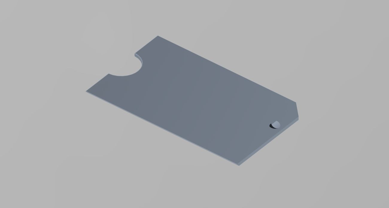 Pocket card holder wallet - Plastic bank card holder 3D print model_9