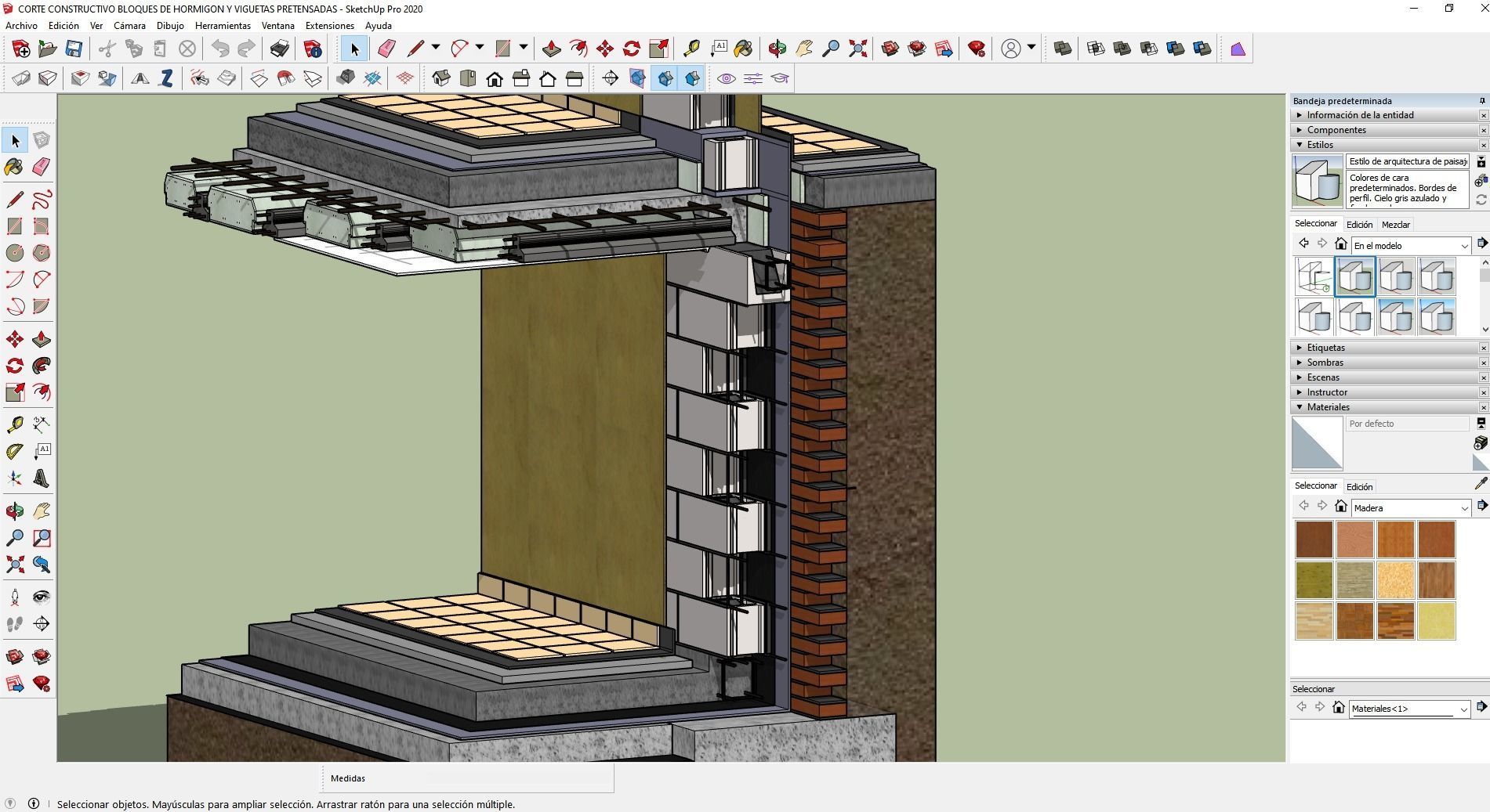 DETALLE CONSTRUCTIVO BLOQUES DE HORMIGON  3D model_5