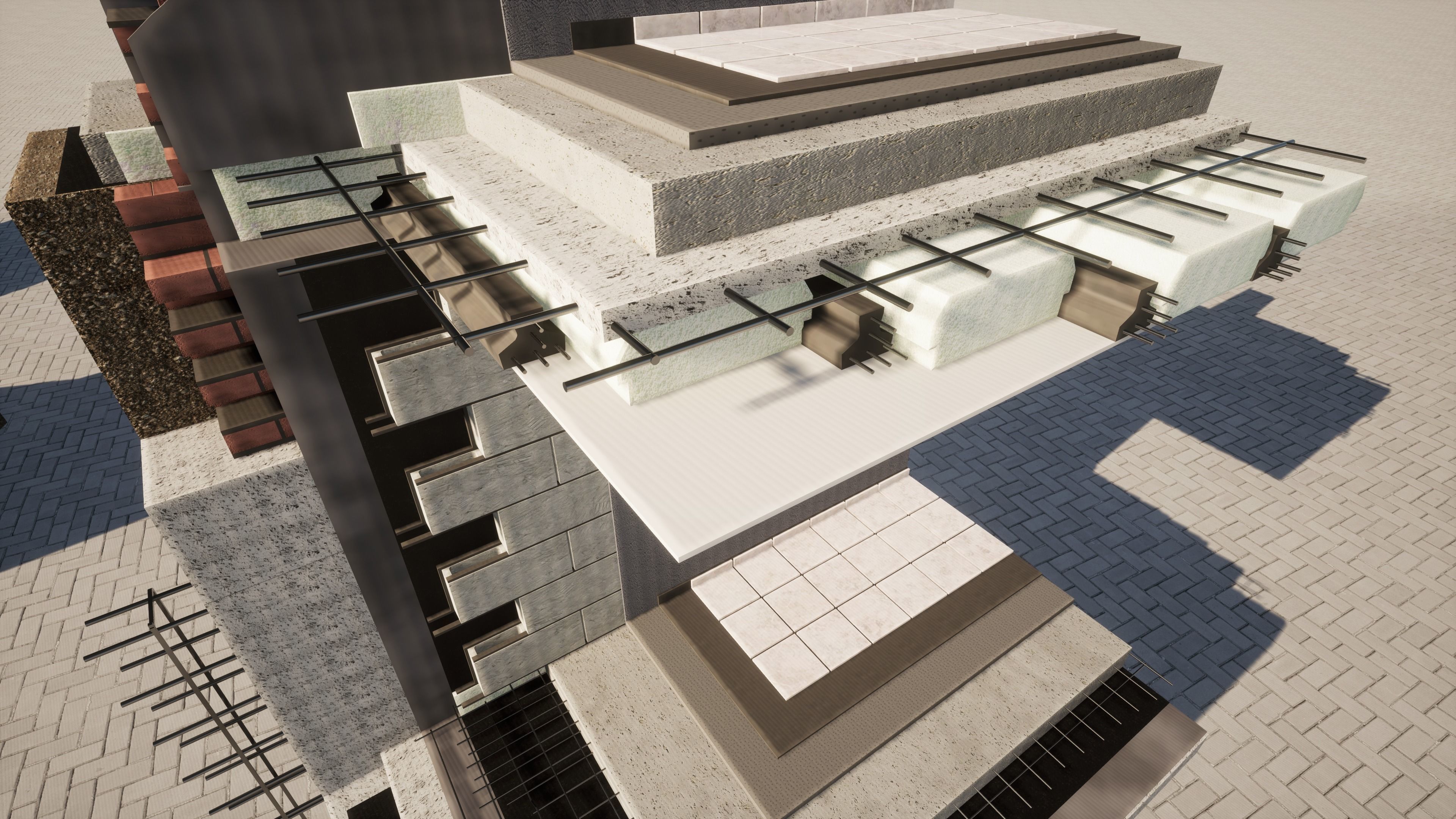 DETALLE CONSTRUCTIVO BLOQUES DE HORMIGON  3D model_9