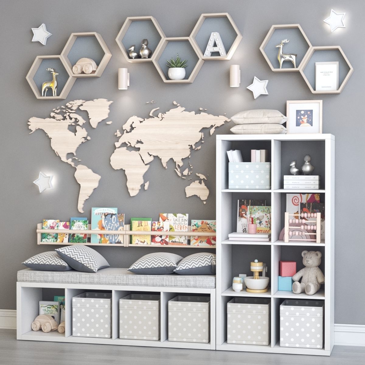 Childrens furniture and toys 2 3D model_2