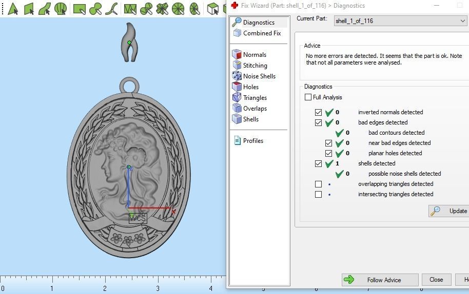 pendant girl 116  3D model_15