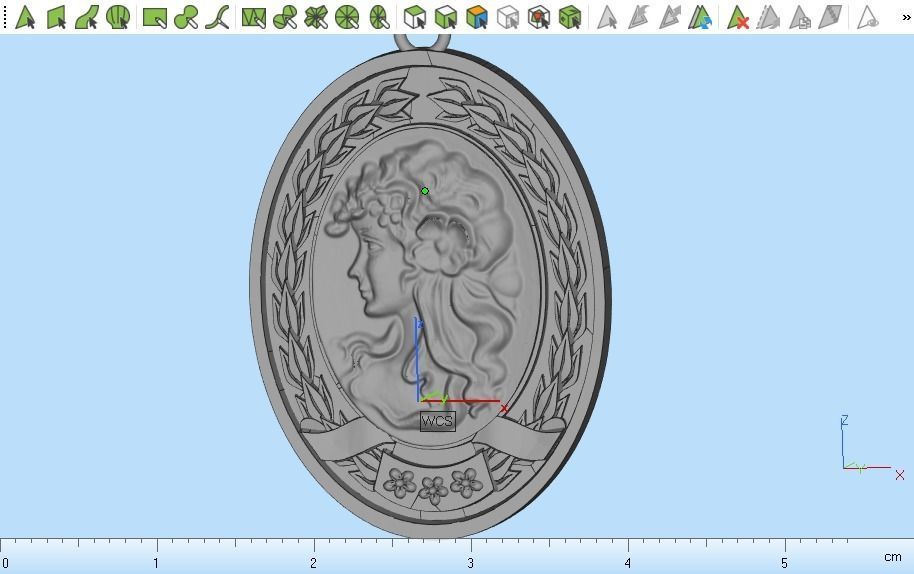 pendant girl 116  3D model_17