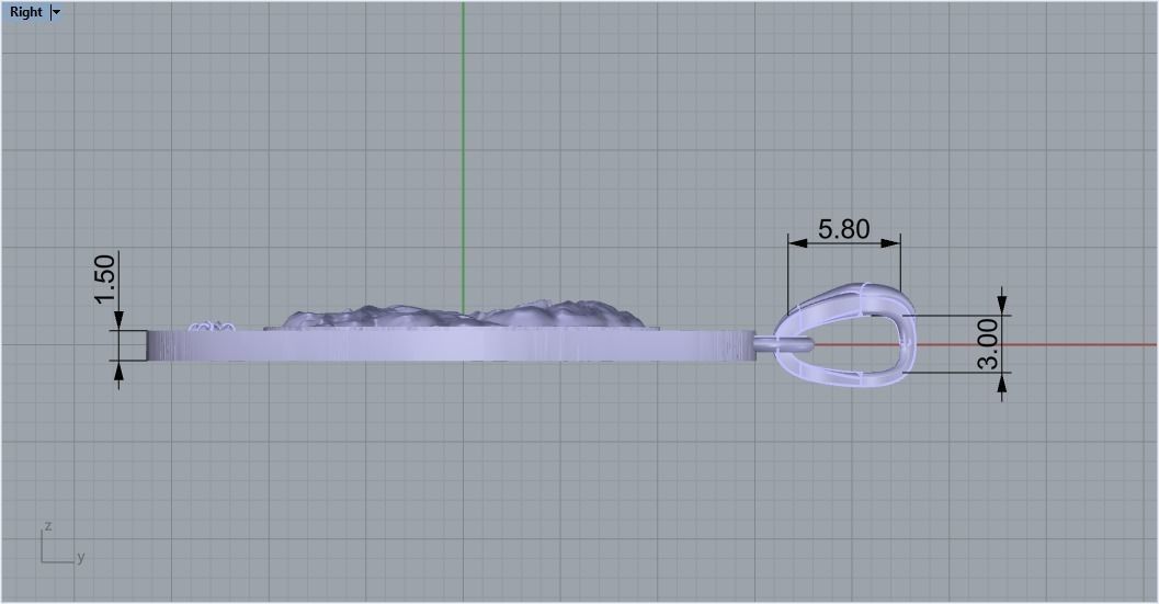 pendant girl 116  3D model_10