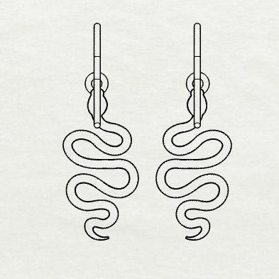 Combo Set Of Four Earrings 3D print model_36