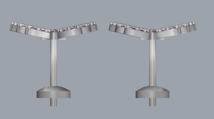 Combo Set Of Four Earrings 3D print model_59