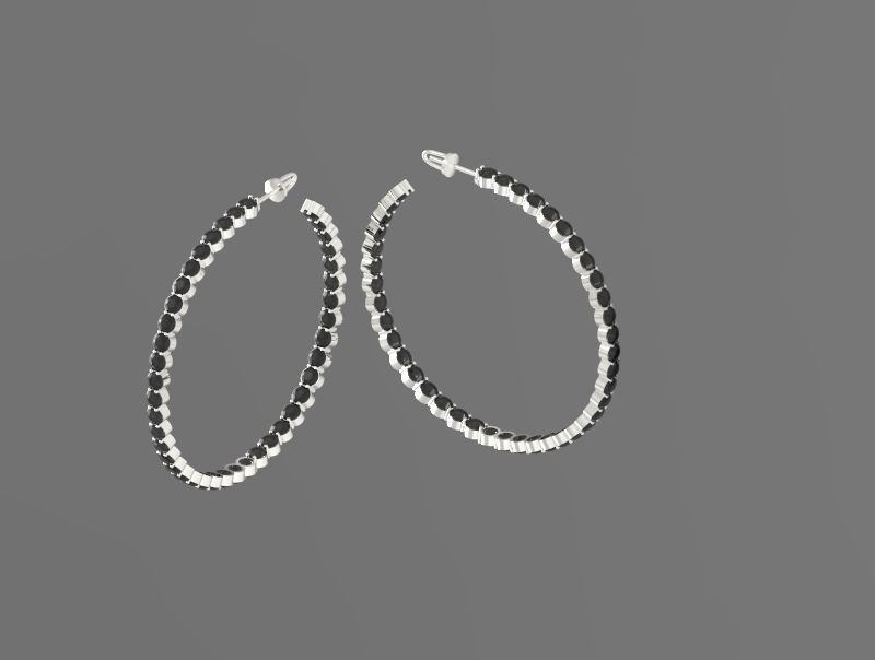 Combo Set Of Four Earrings 3D print model_82