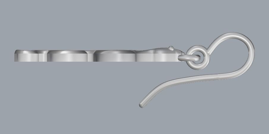 Combo Set Of Four Earrings 3D print model_43