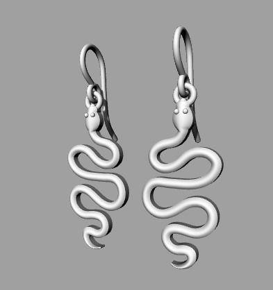 Combo Set Of Four Earrings 3D print model_51