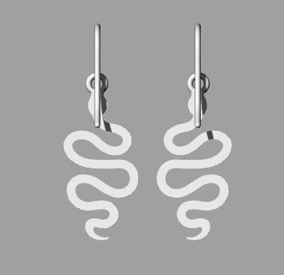 Combo Set Of Four Earrings 3D print model_37