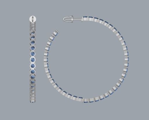 Combo Set Of Four Earrings 3D print model_89