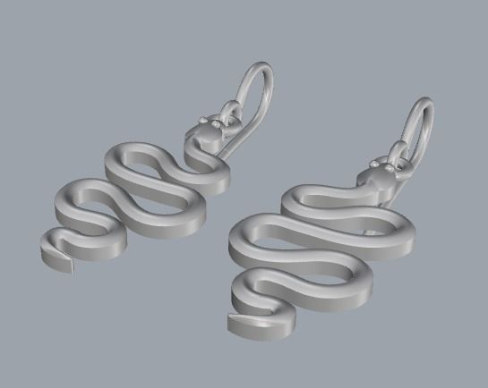 Combo Set Of Four Earrings 3D print model_2