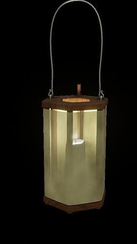 Medieval Lantern Free 3D model