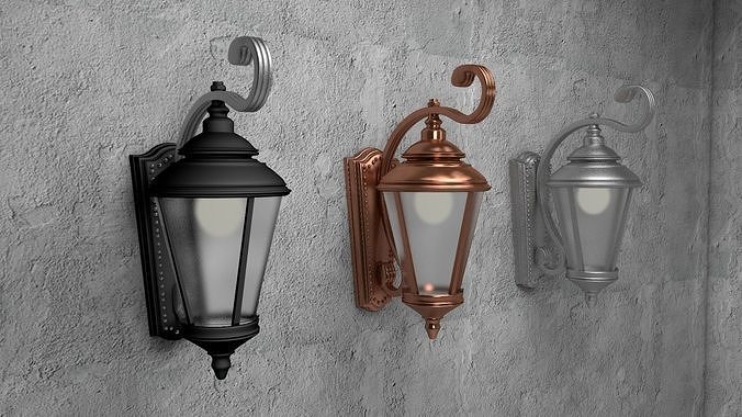 Street Wall Lamp 3D model