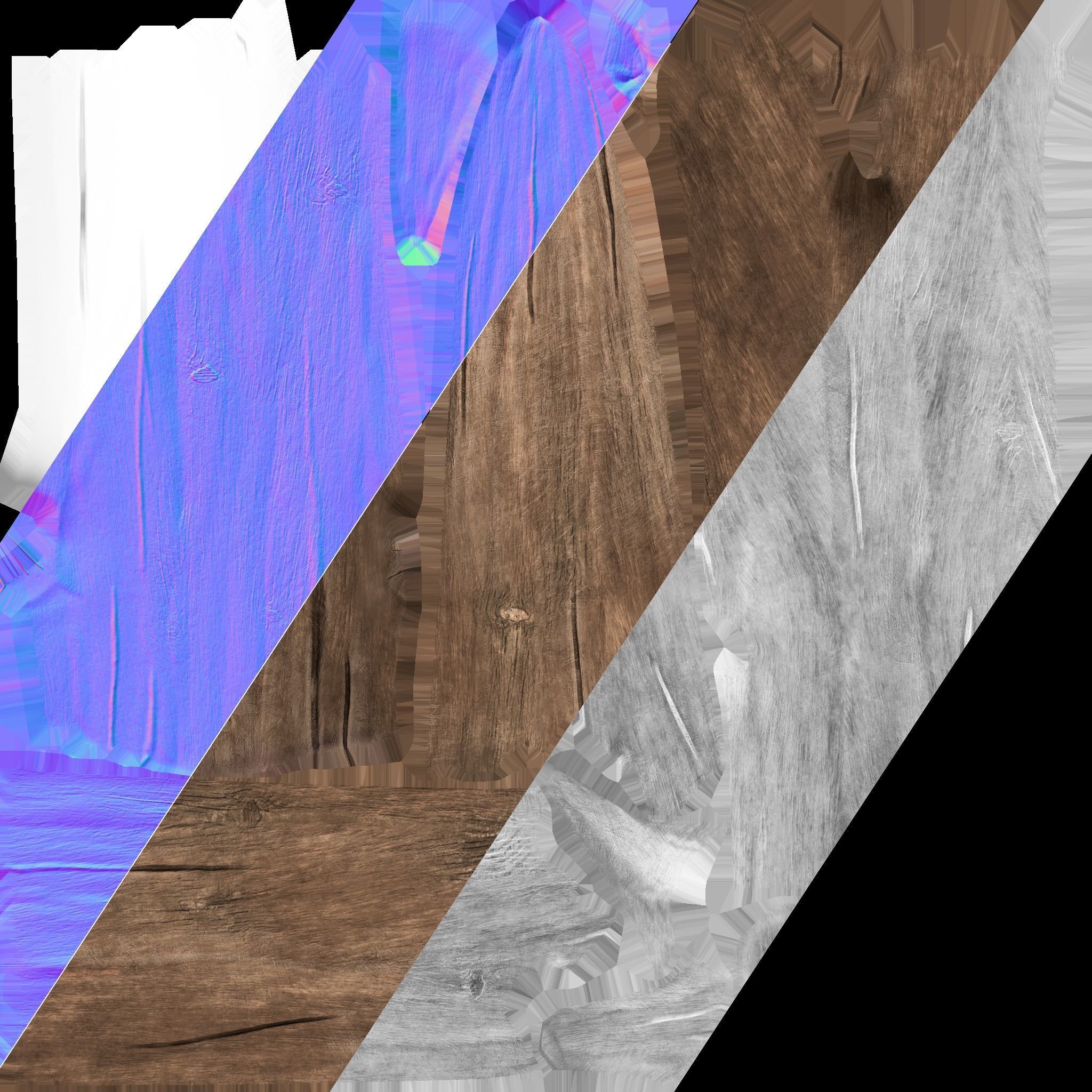 Marshmallow on a wooden stick Low-poly 3D model_16