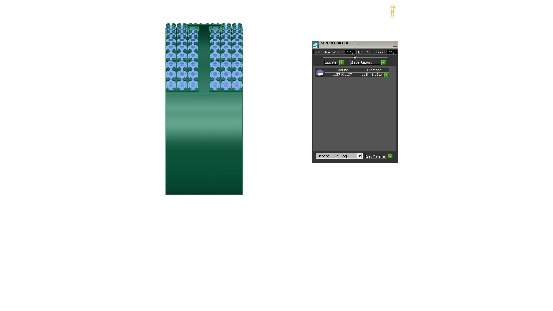 Ring Dimond 3D print model_4