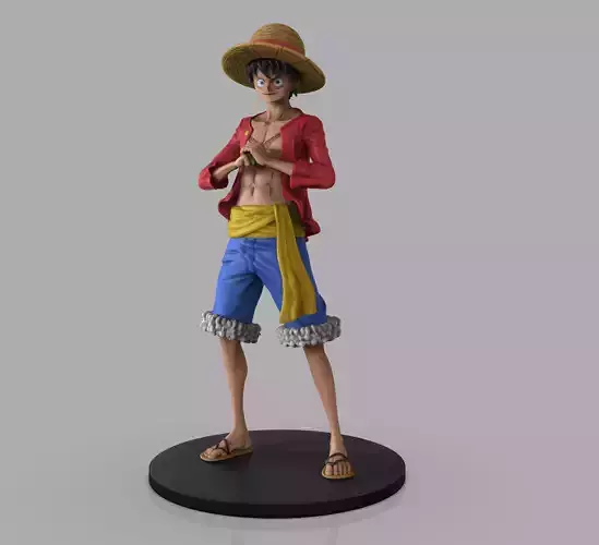 Monkey D Luffy 3D print model