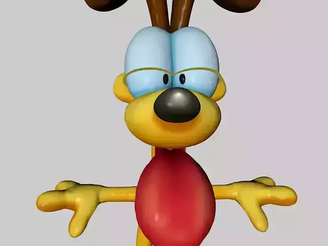 Odie model cartoon dog