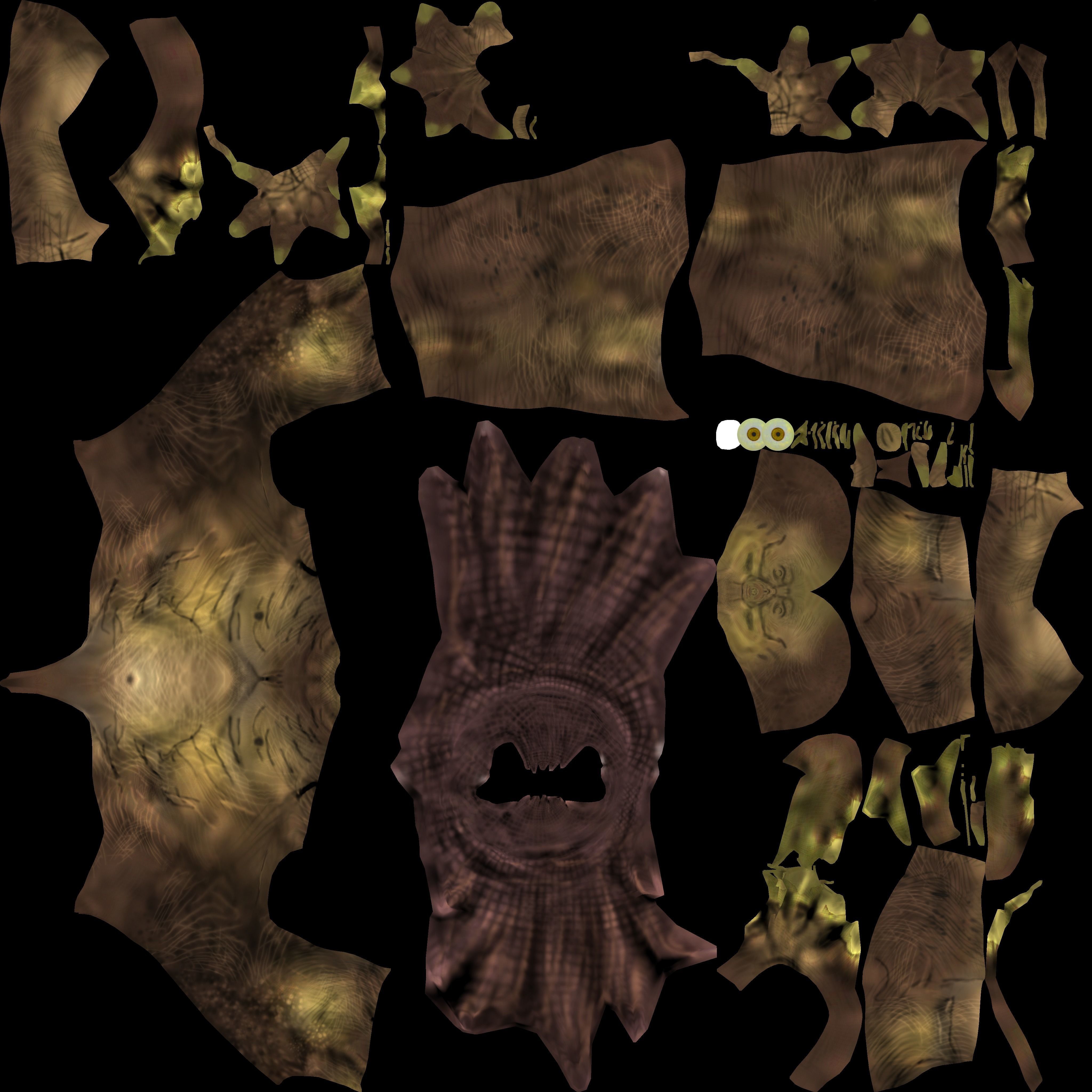 Low poly Cave Troll Low-poly 3D model_11