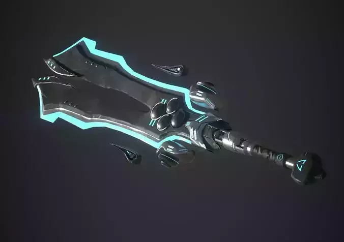 Sword - Fantasy - Sci-Fi - Gameready - PBR