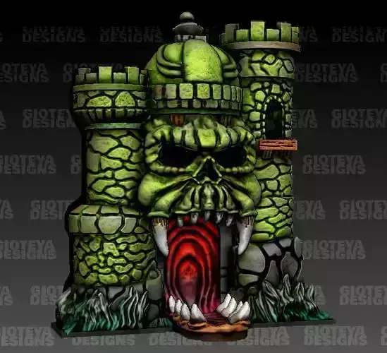 Castle Grayskull Magnet MOTU