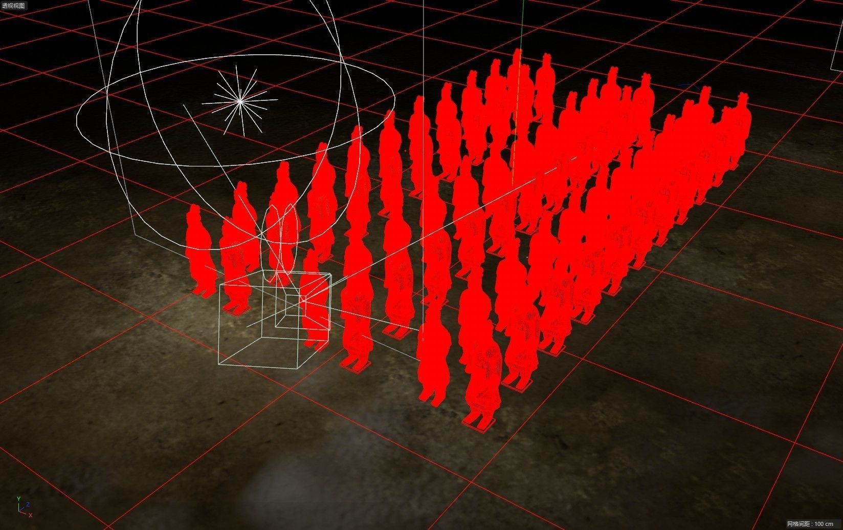 China Qin Chao Terracotta Warriors pottery figurine 3D model_6