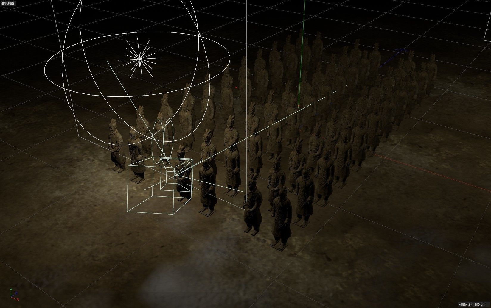 China Qin Chao Terracotta Warriors pottery figurine 3D model_7