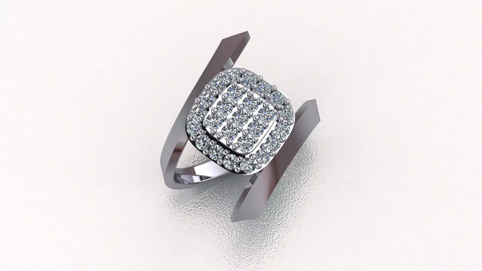 Diamond ring 70 3D print model_0