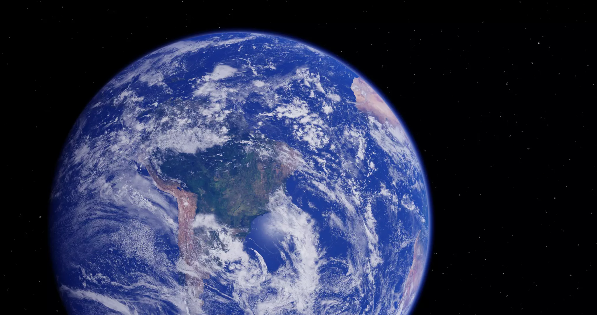 Earth 6k Low-poly 3D model_0