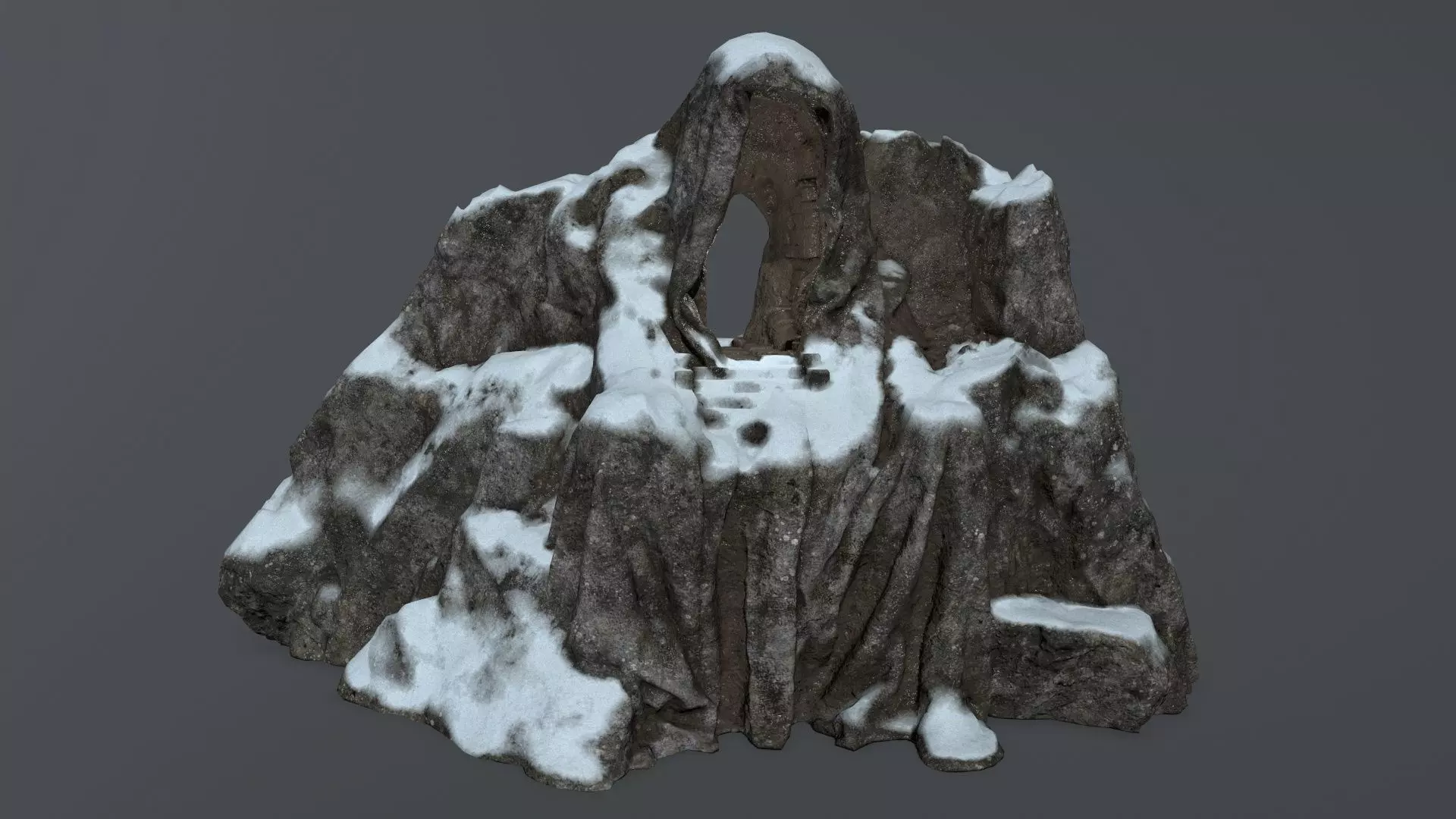 Soul Gate Low-poly 3D model_0