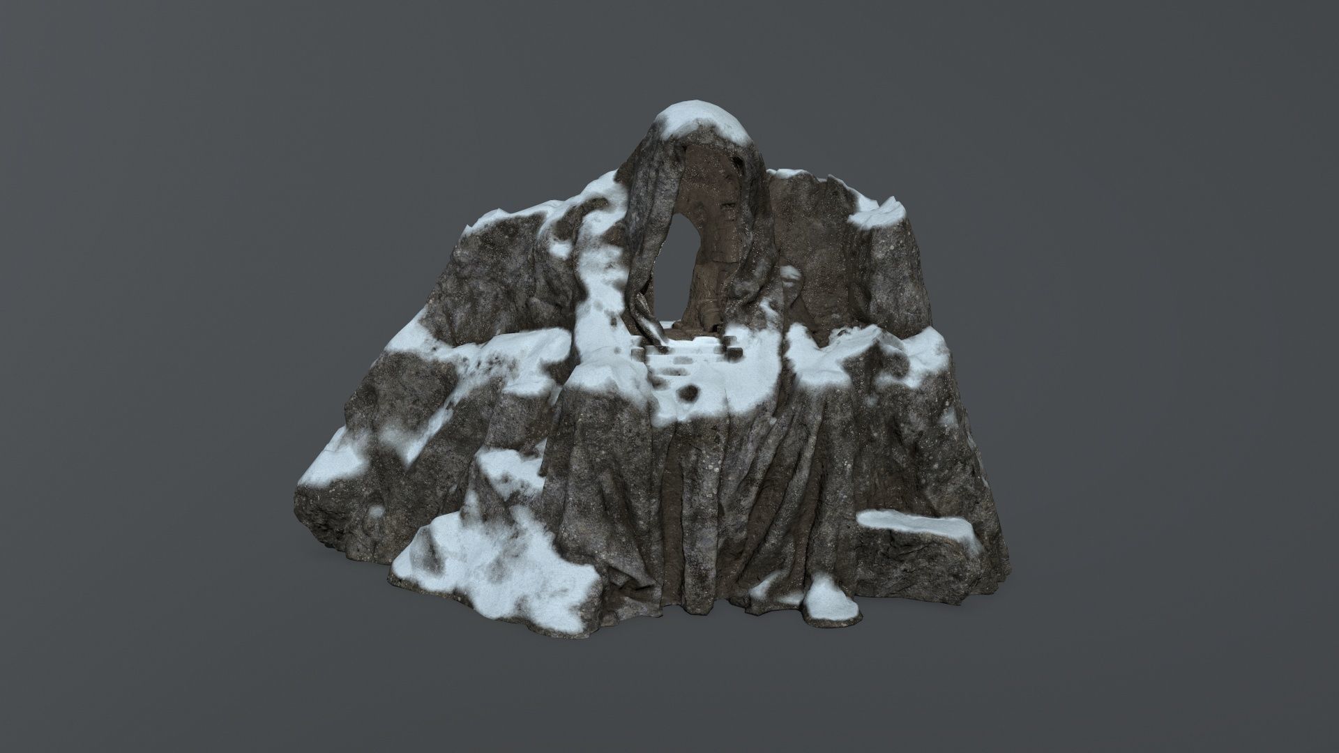 Soul Gate Low-poly 3D model_1