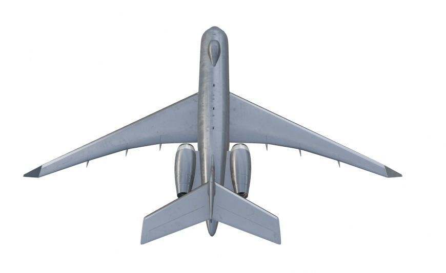 Raytheon - RAF SENTINEL R1 - ZJ693 - Airborne Stand-off Radar - Low-poly 3D model_5