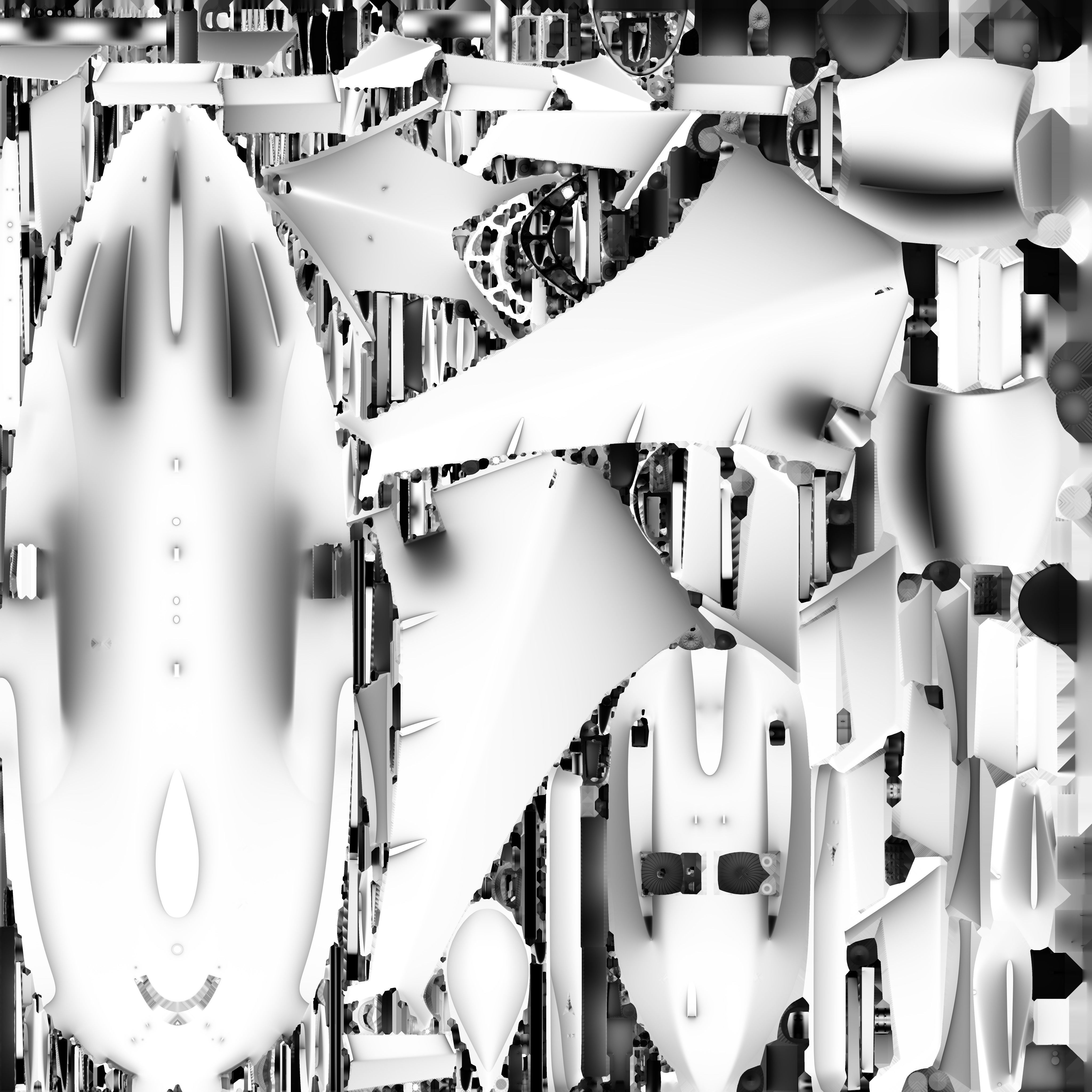 Raytheon - RAF SENTINEL R1 - ZJ693 - Airborne Stand-off Radar - Low-poly 3D model_42