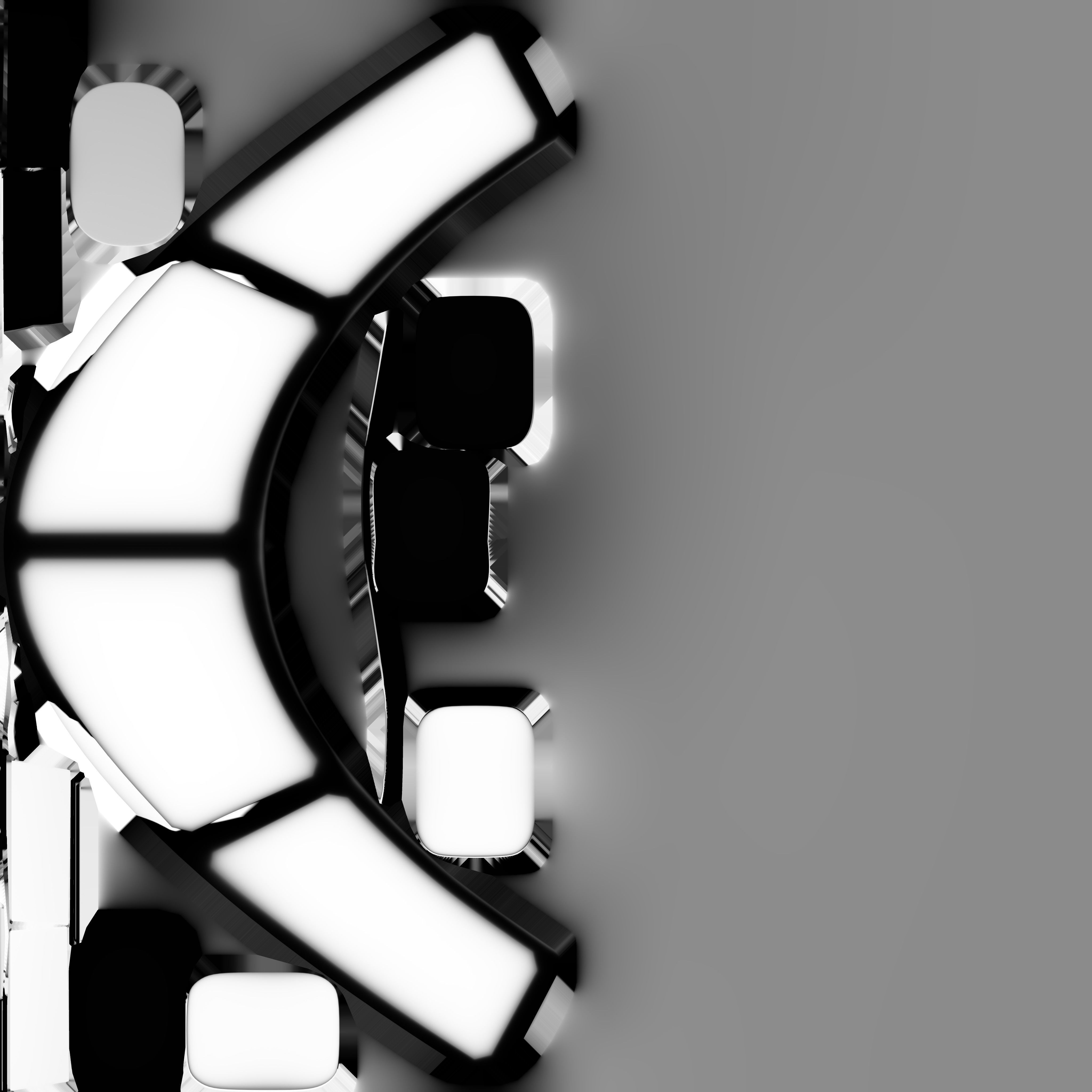 Raytheon - RAF SENTINEL R1 - ZJ693 - Airborne Stand-off Radar - Low-poly 3D model_38