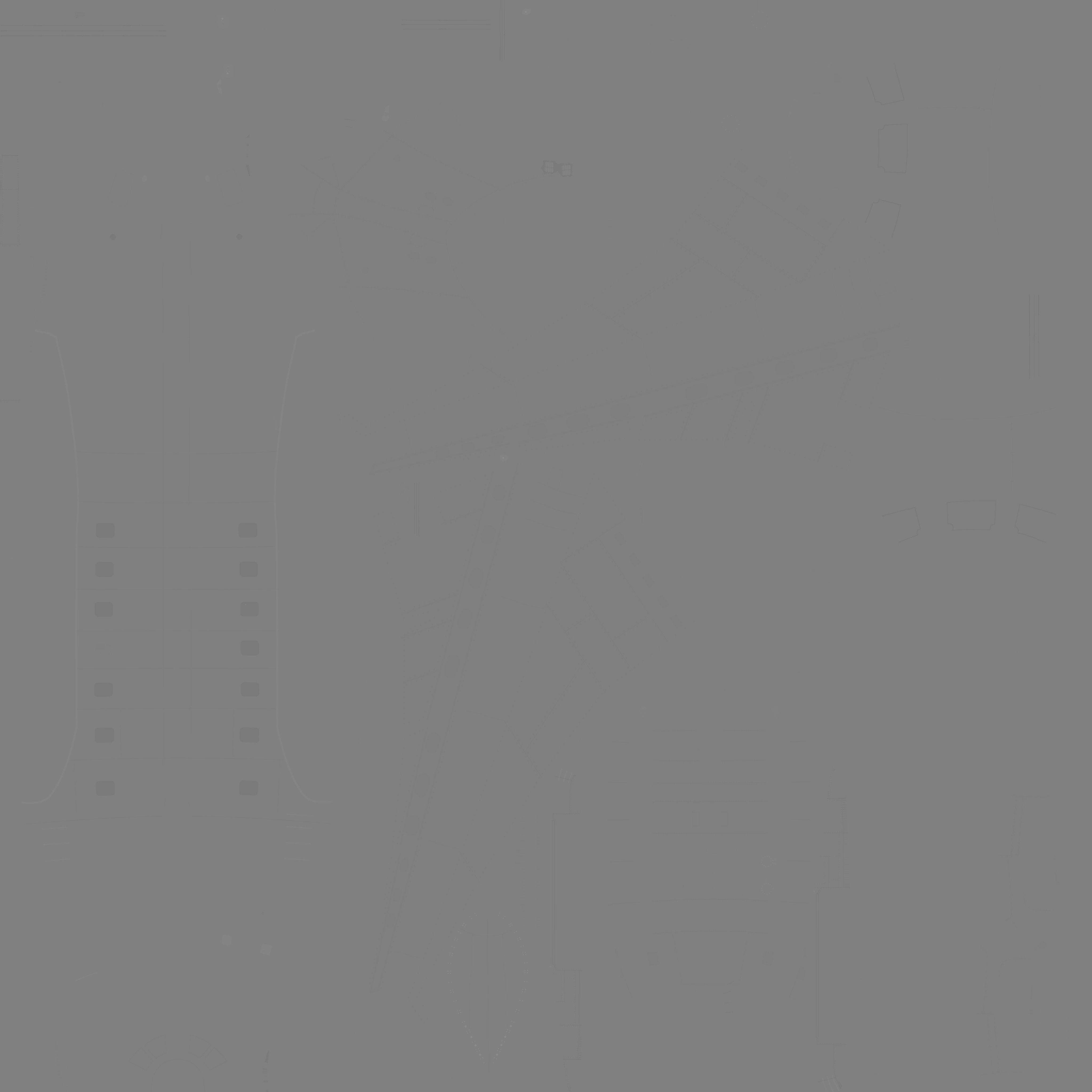 Raytheon - RAF SENTINEL R1 - ZJ693 - Airborne Stand-off Radar - Low-poly 3D model_37