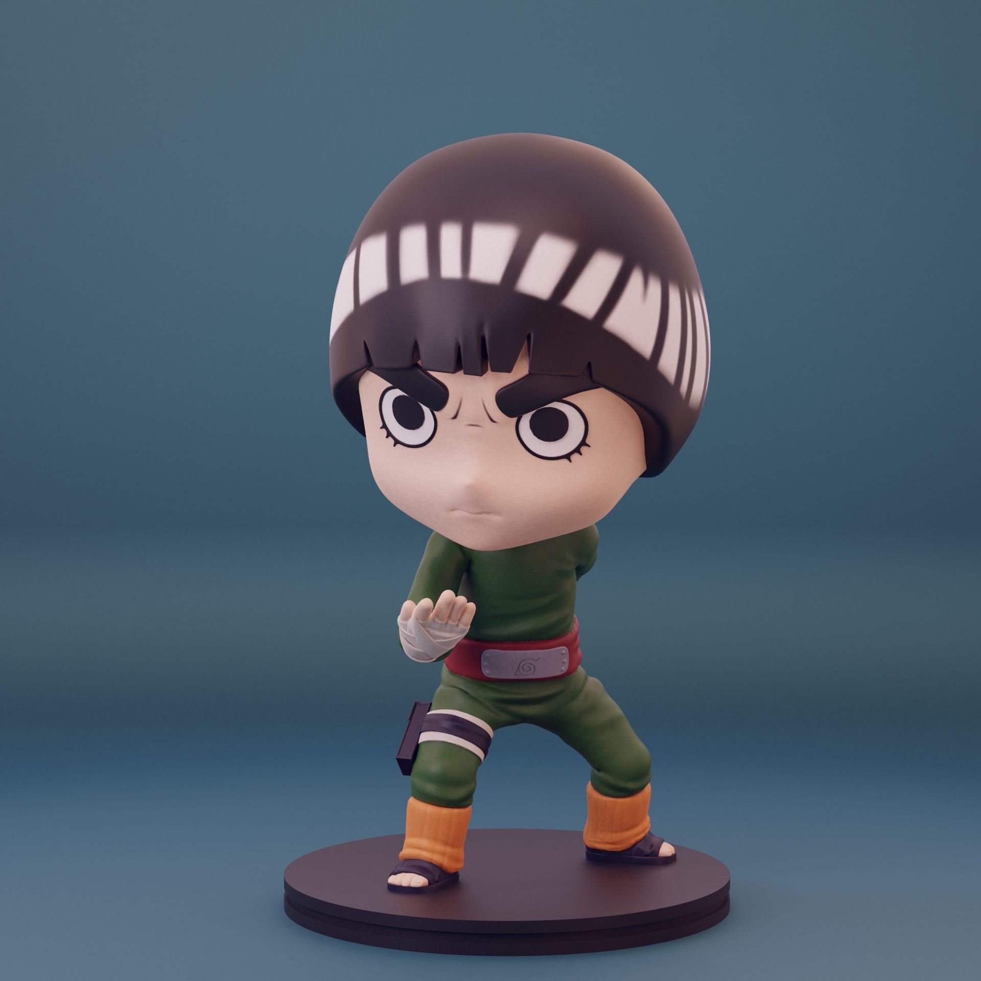Rock Lee - Naruto 3D print model_1