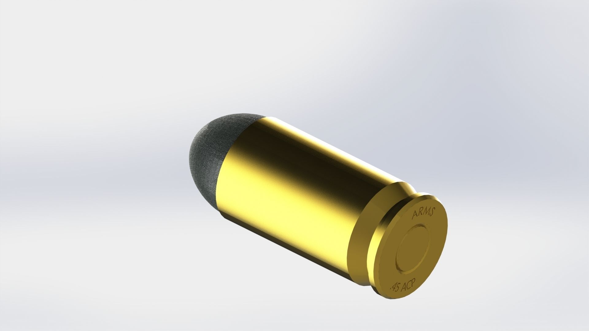 Cartridge Colt  45ACP 3D model_7