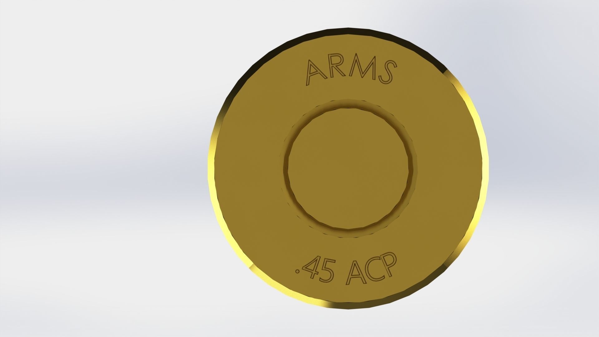 Cartridge Colt  45ACP 3D model_6