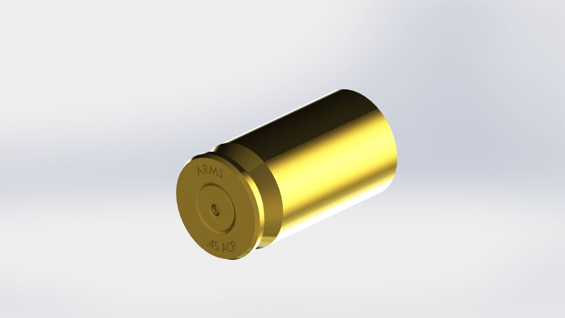 Cartridge Colt  45ACP 3D model_1