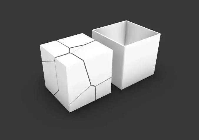 Puzzle Voronoi 3D - 12 Models