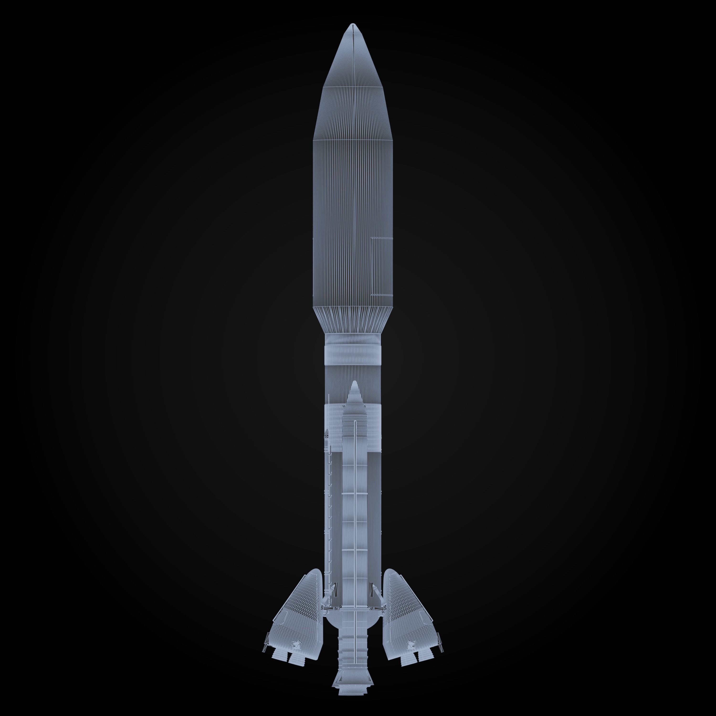 Martin Marietta Unmanned Launch Vehicle 3D model_8